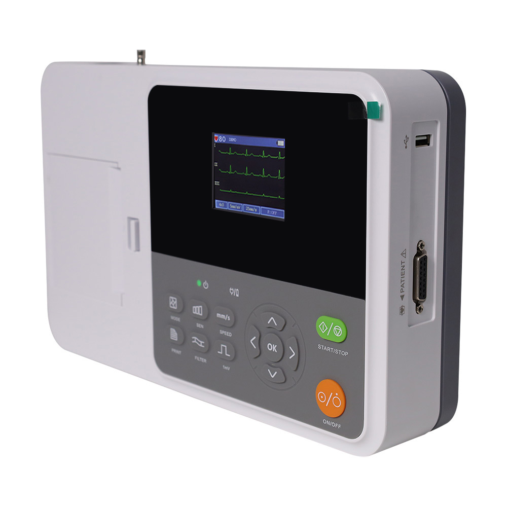 CONTEC E3 Portable Digital 3 C - đánh giá và giá Ekg Ecg Machine Portable