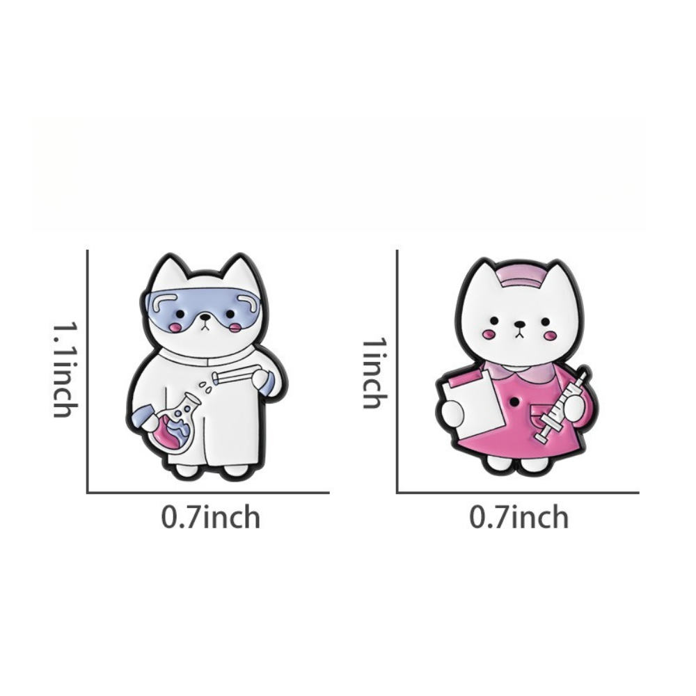 Cute Cat Nurse Lab Worker Broo - đánh giá và giá Medical Lab Images