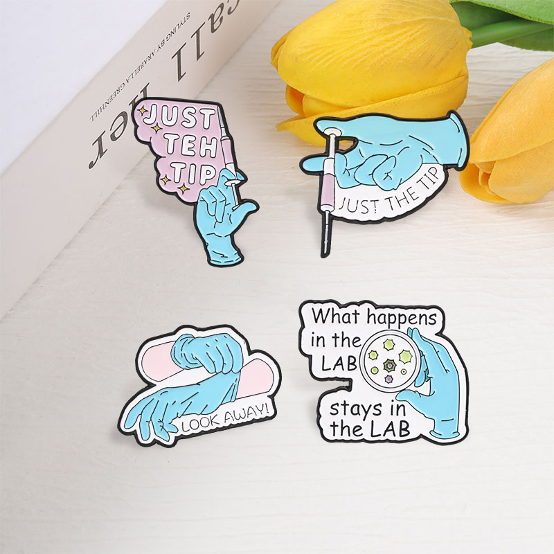 Science Lab Enamel Pins Just T - đánh giá và giá Medical Lab Gifts