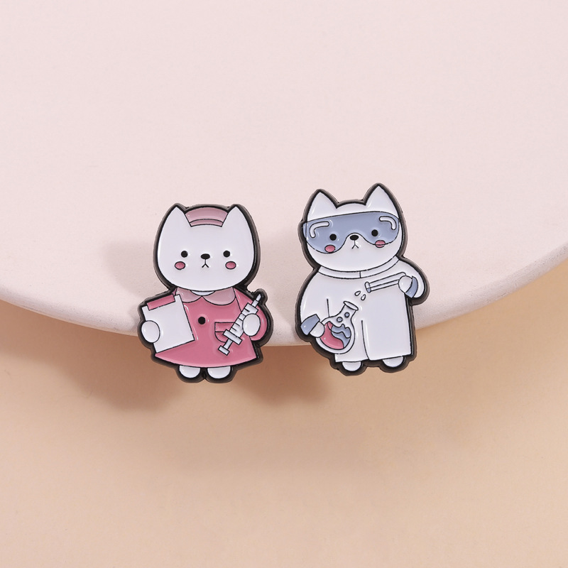 2pcs Cute Cartoon Medical Cat  - đánh giá và giá Medical Lab Gifts