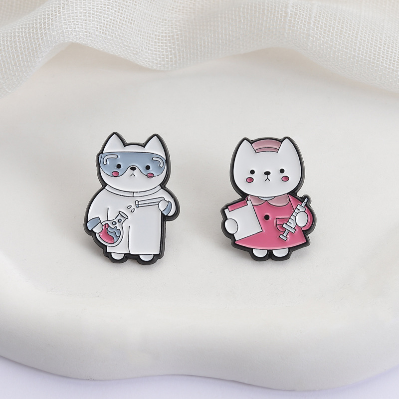 2pcs Cute Cartoon Medical Cat  - đánh giá và giá Medical Lab Gifts
