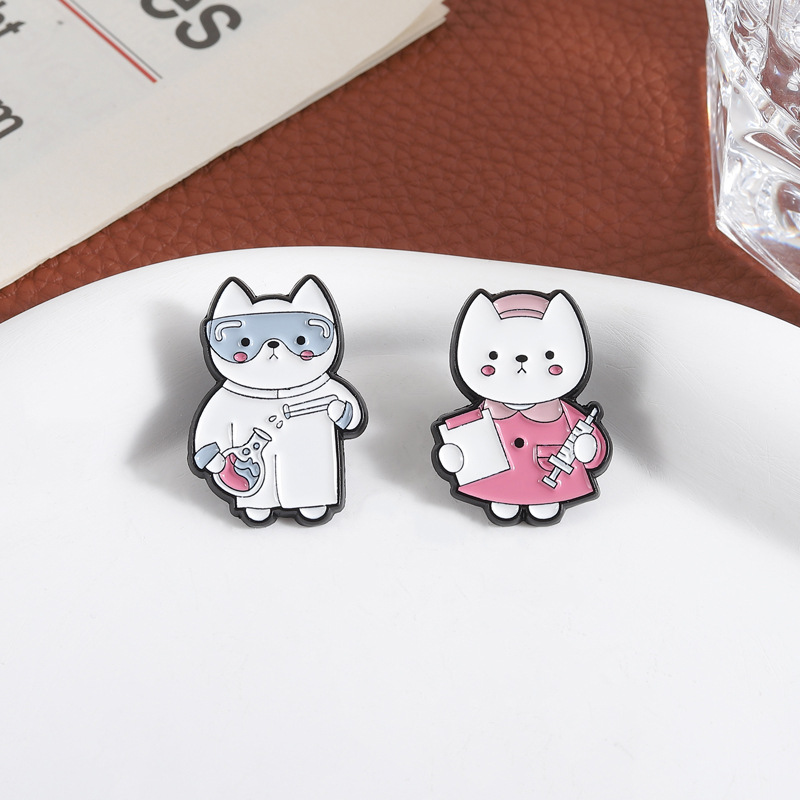 2pcs Cute Cartoon Medical Cat  - đánh giá và giá Medical Lab Gifts