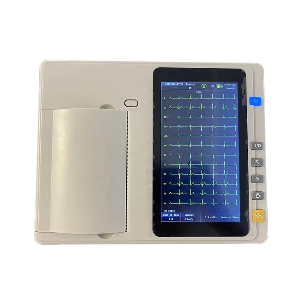 Portable 12 Lead 3/6/12 Channe - đánh giá và giá Ekg Ecg Machine Portable