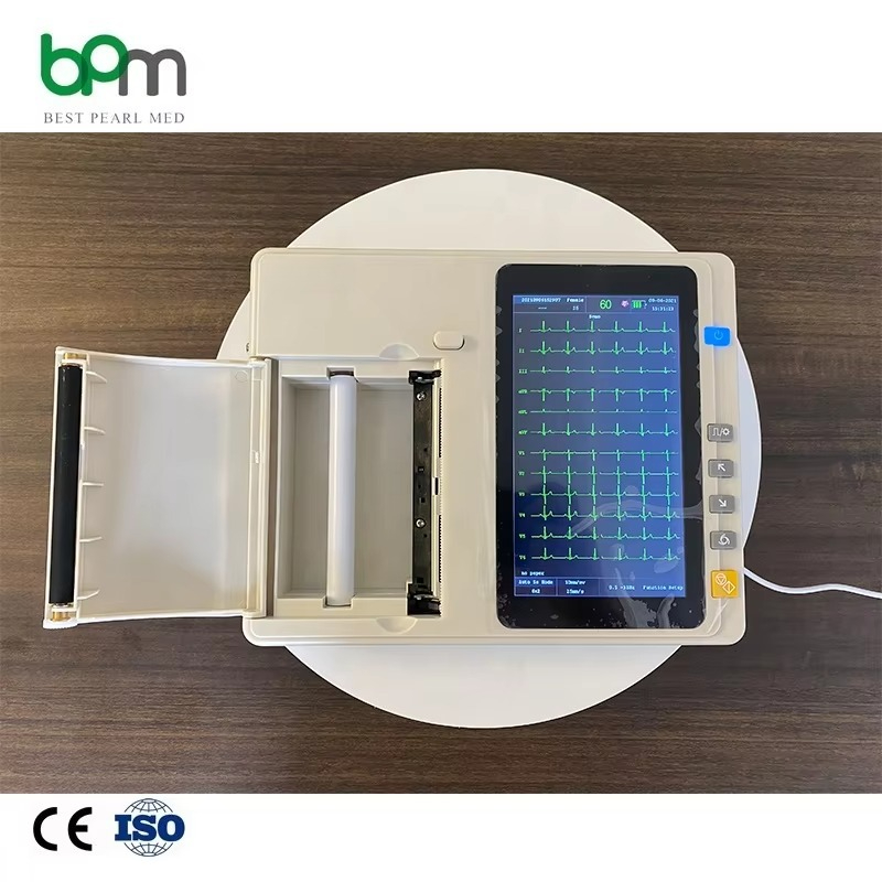 Portable 12 Lead 3/6/12 Channe - đánh giá và giá Ekg Ecg Machine Portable